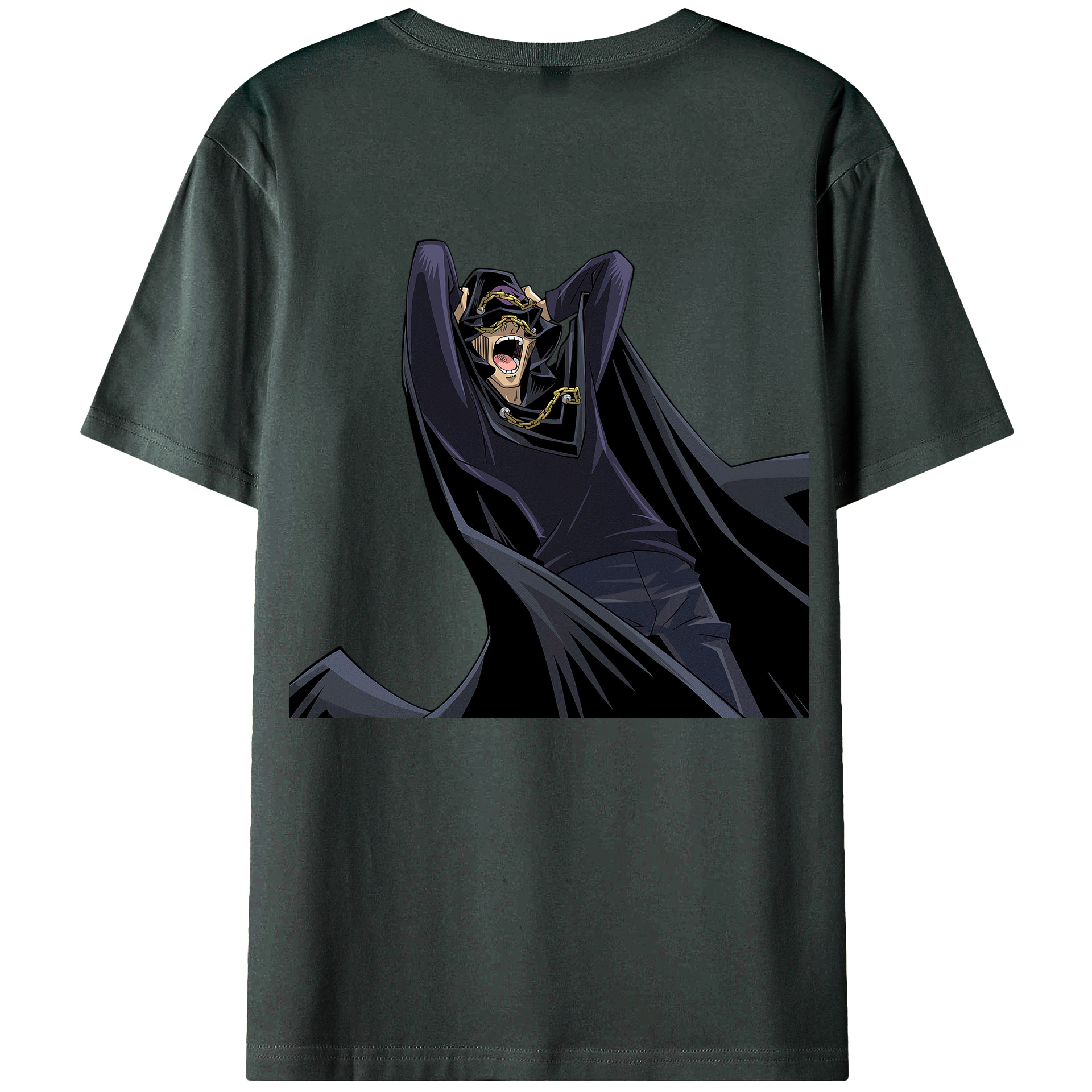 （画像用） 遊☆戯☆王 Yu-Gi-Oh! 綿100％ メンズ半袖Tシャツ（バックプリント） 通気性